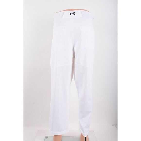 Under Armour Mens Baseball Pants loose Size XL White Athletic - Picture 4 of 7